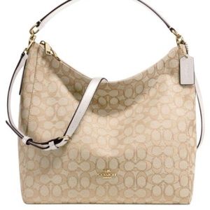 Coach f58327 Celeste Convertible Hobo Khaki Bag